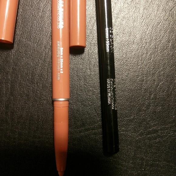3/12 Wood Eye liner & Dual Lip liner orange beige - Picture 6 of 8